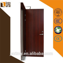 Profesional chapa roble madera cortafuego puerta, puerta de madera económica, puerta incombustible